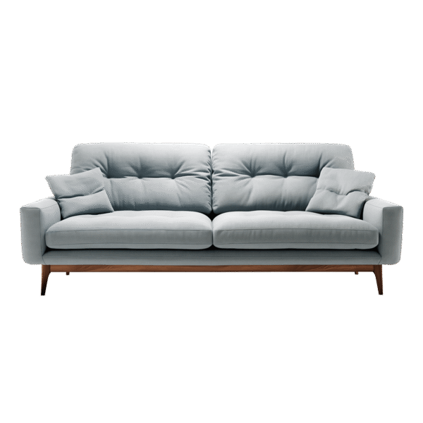 Sofa with Rolled Armrest